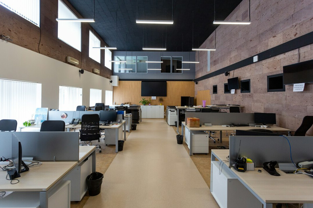 modern office environment