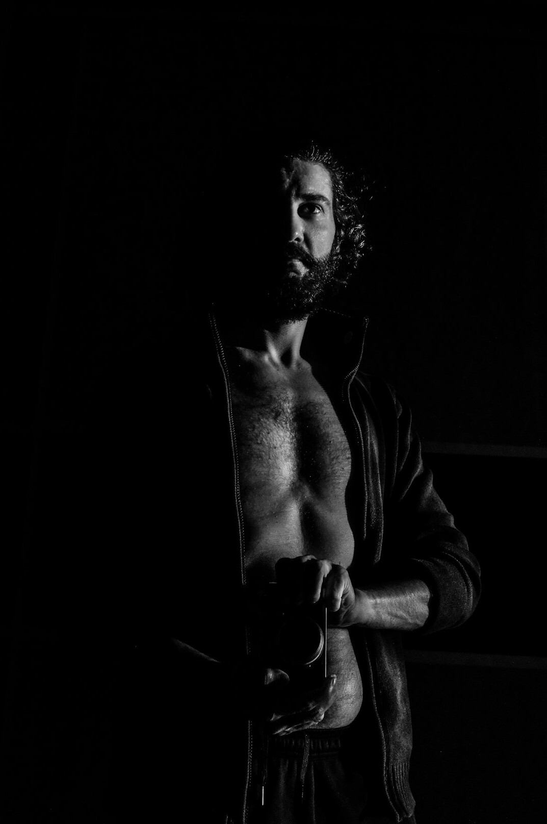 Portrait of a bearded man in a jacket