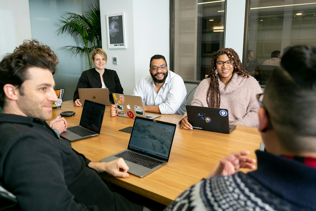 corporate team meeting