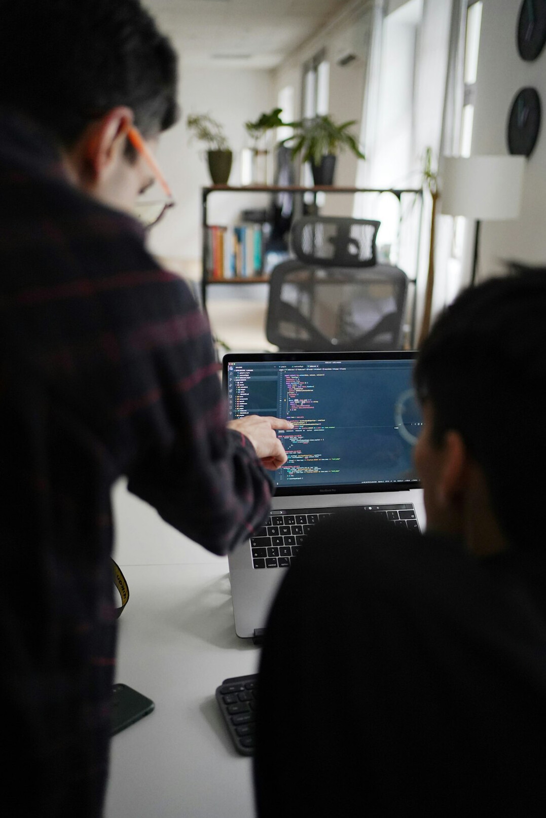 corporate programmers collaborating